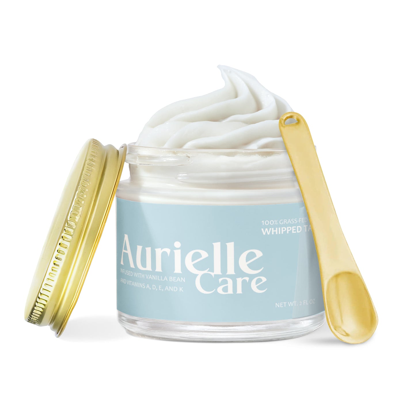 Whipped Grass-Fed Tallow Balm with Vanilla Bean